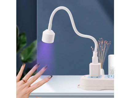 LED-Schreibtisch-UV-Lampe für Nägel, Lack, Gelpolitur, tragbar, USB