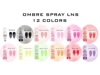 Ombre Spray – sada 12 barev