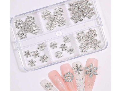 Các loại đá trang trí móng Noel 30psc