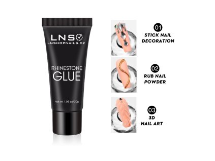 Keo Gắn Đá Cao Cấp LNS – Dành cho nghệ thuật nail chuyên nghiệp. 3 công dụng nổi bật: