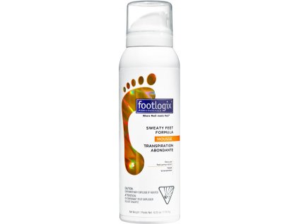 Footlogix Sweaty Feet Formula (5) pěna pro potivé nohy, 125 ml