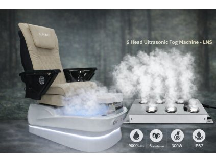 LNS Fog Machine for Spa Chairs – 6 Head Ultrasonic Atomizer