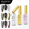 Set mit 3 Metallic Liner Farben – Gold – Silver – Pink