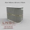 LNS Kassa GoldWave 01 – luxusní recepční pult pro nehtové studio!