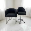 MÀU ĐEN : Set Ghế Thợ Ghế Khách LNS - Nail Technician & Client Chair Set