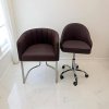 Nâu – Màu sô-cô-la: Set Ghế Thợ Ghế Khách LNS / Nail Technician & Client Chair Set