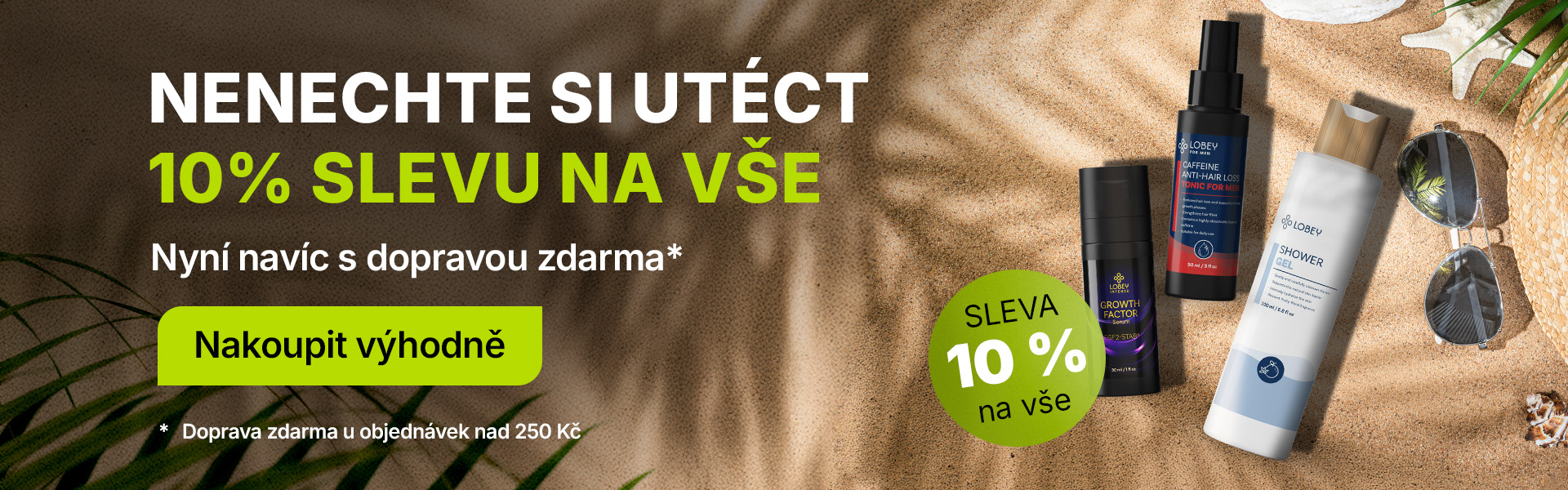 Akce -10 % sleva a doprava zdarma