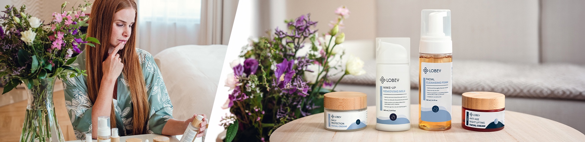 LOBEY skincare rutina