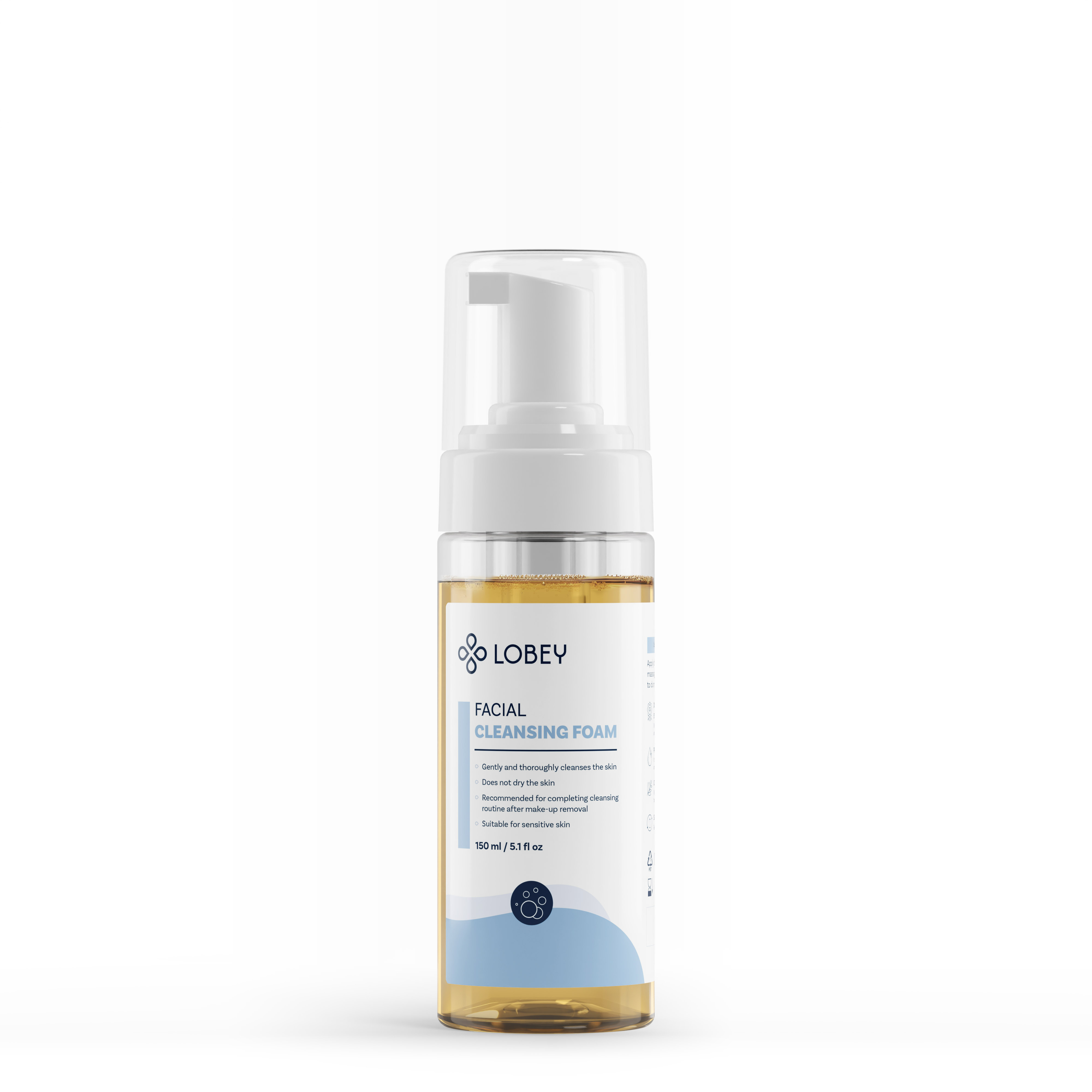 LOBEY® Classic Čisticí pěna na obličej | 150 ml