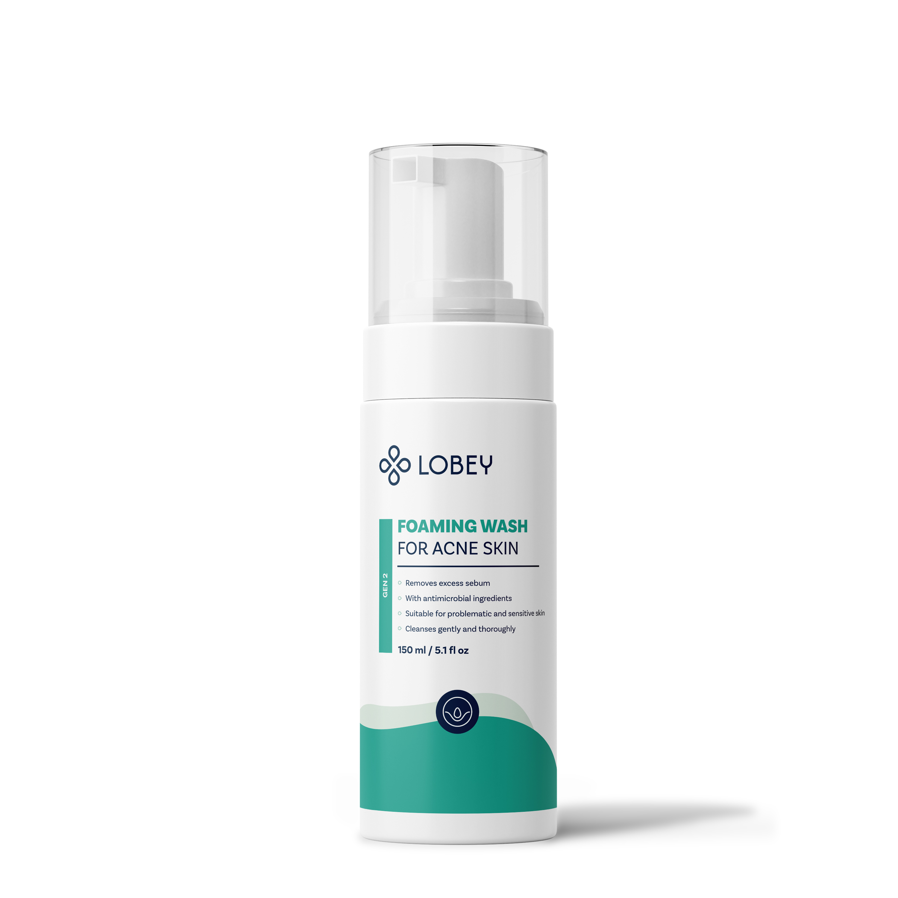 LOBEY® Classic Akné čisticí pěna na obličej i tělo | 150 ml
