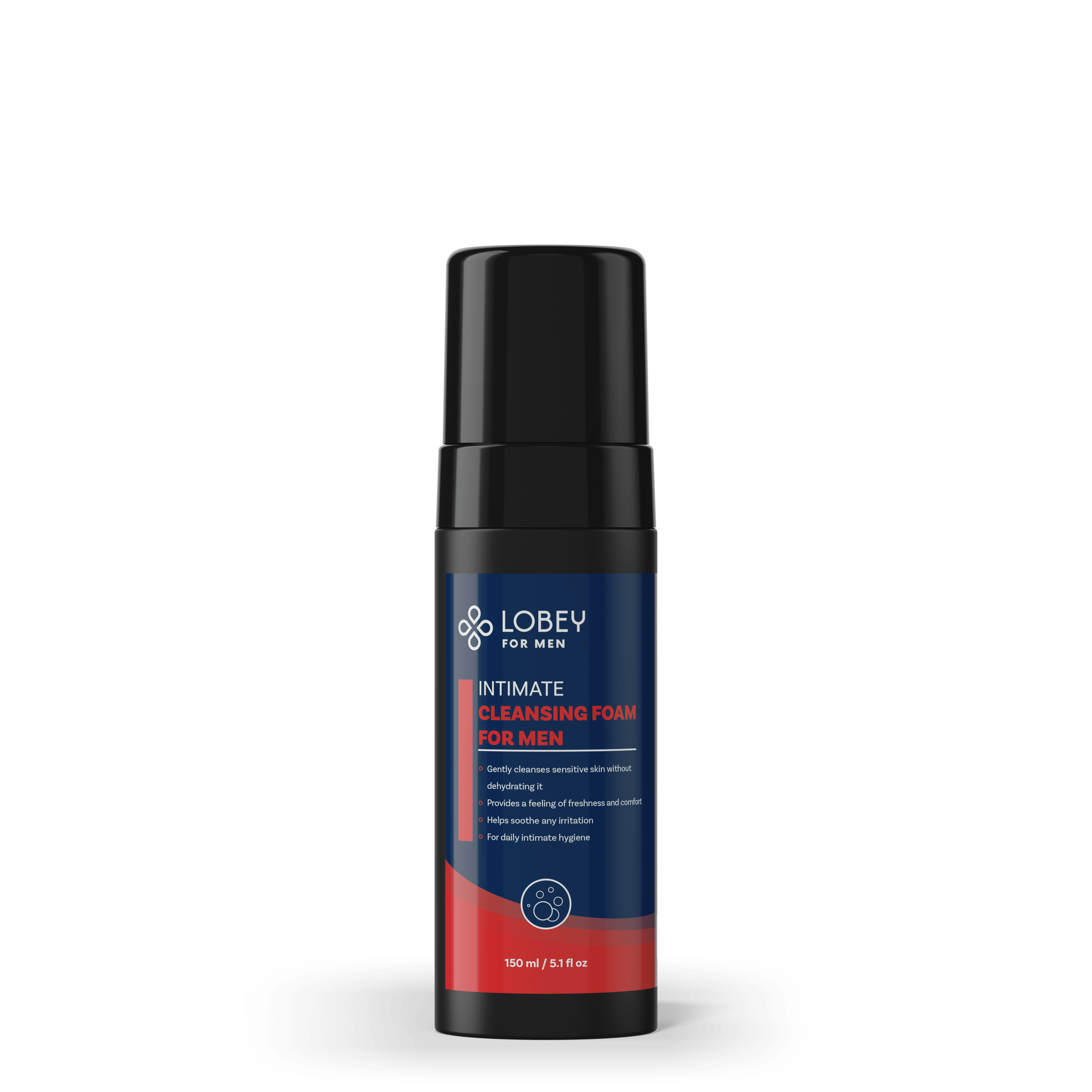 LOBEY® Men Intimní pěna pro muže | 150 ml