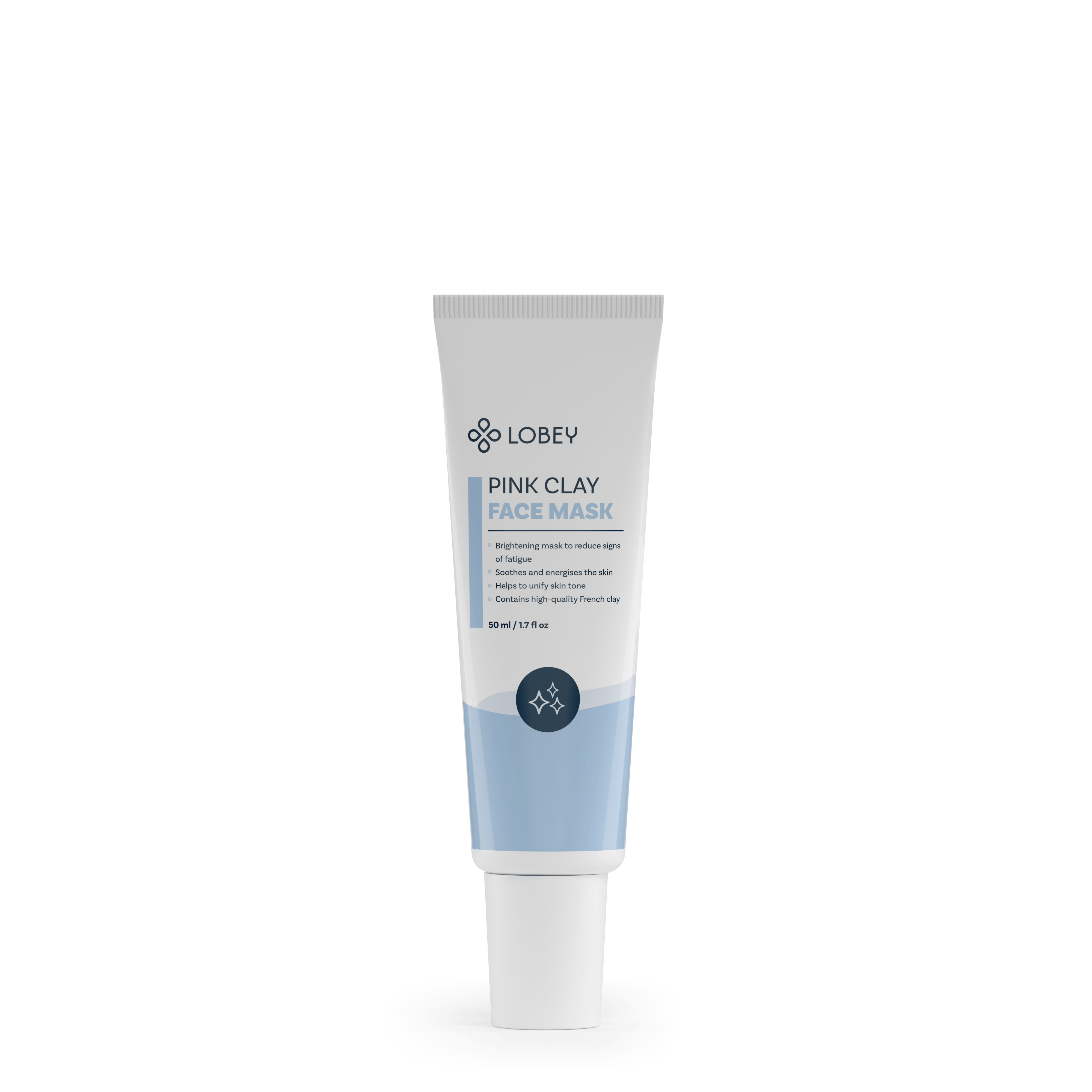 LOBEY® Classic Pleťová maska s růžovým jílem | 50 ml