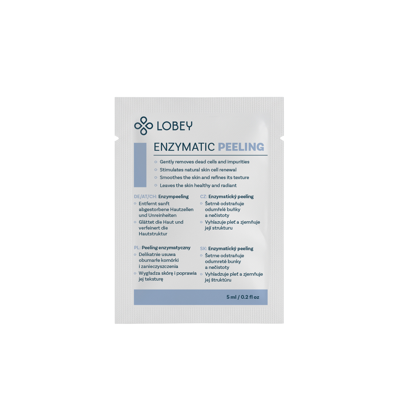 LOBEY® Classic Tester Enzymatický peeling | 3 ml