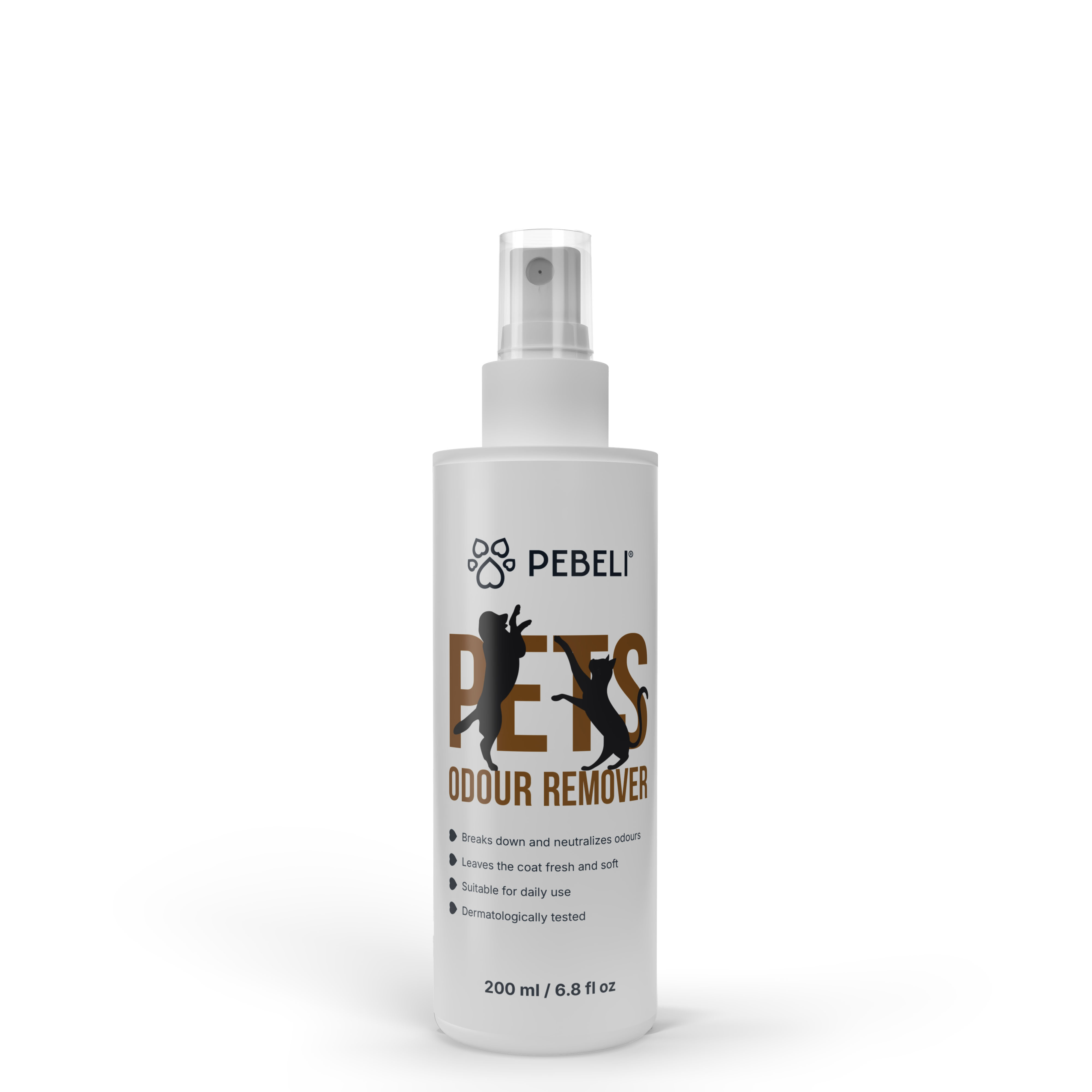 PEBELI Neutralizátor zápachu na srst mazlíčků | 200 ml