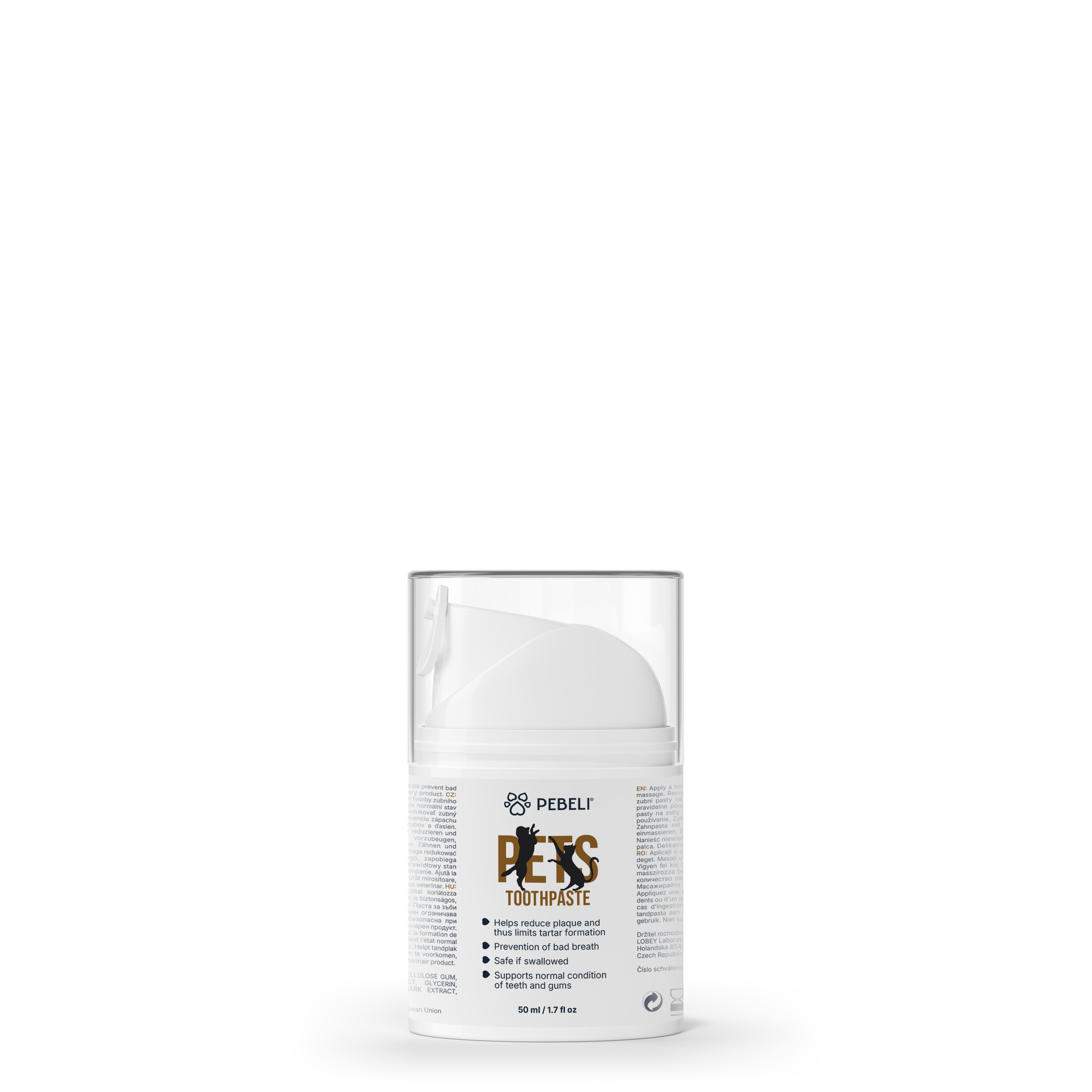 PEBELI Zubní pasta pro psy a kočky | 50 ml