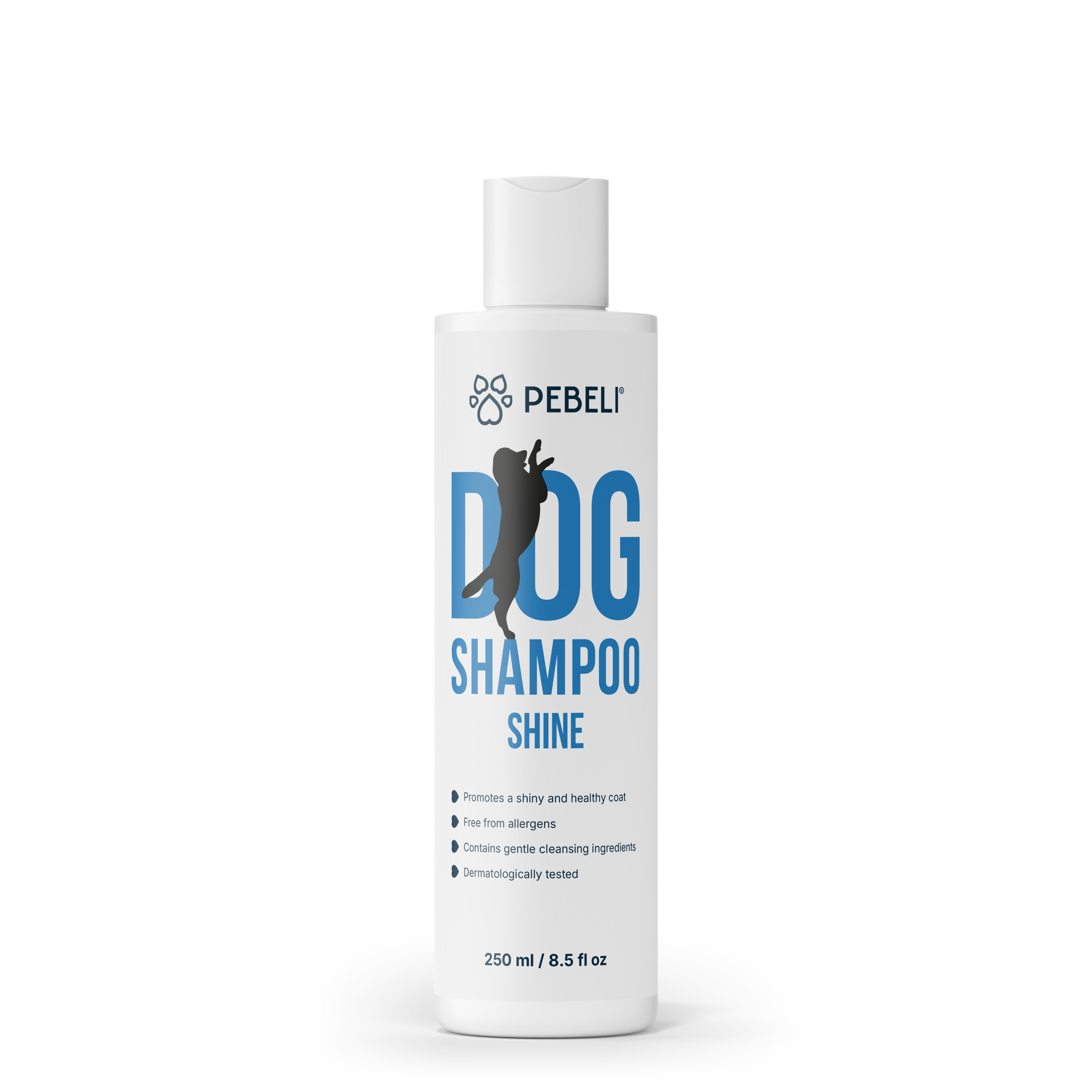 PEBELI Šampon pro psy pro lesklou srst | 250 ml