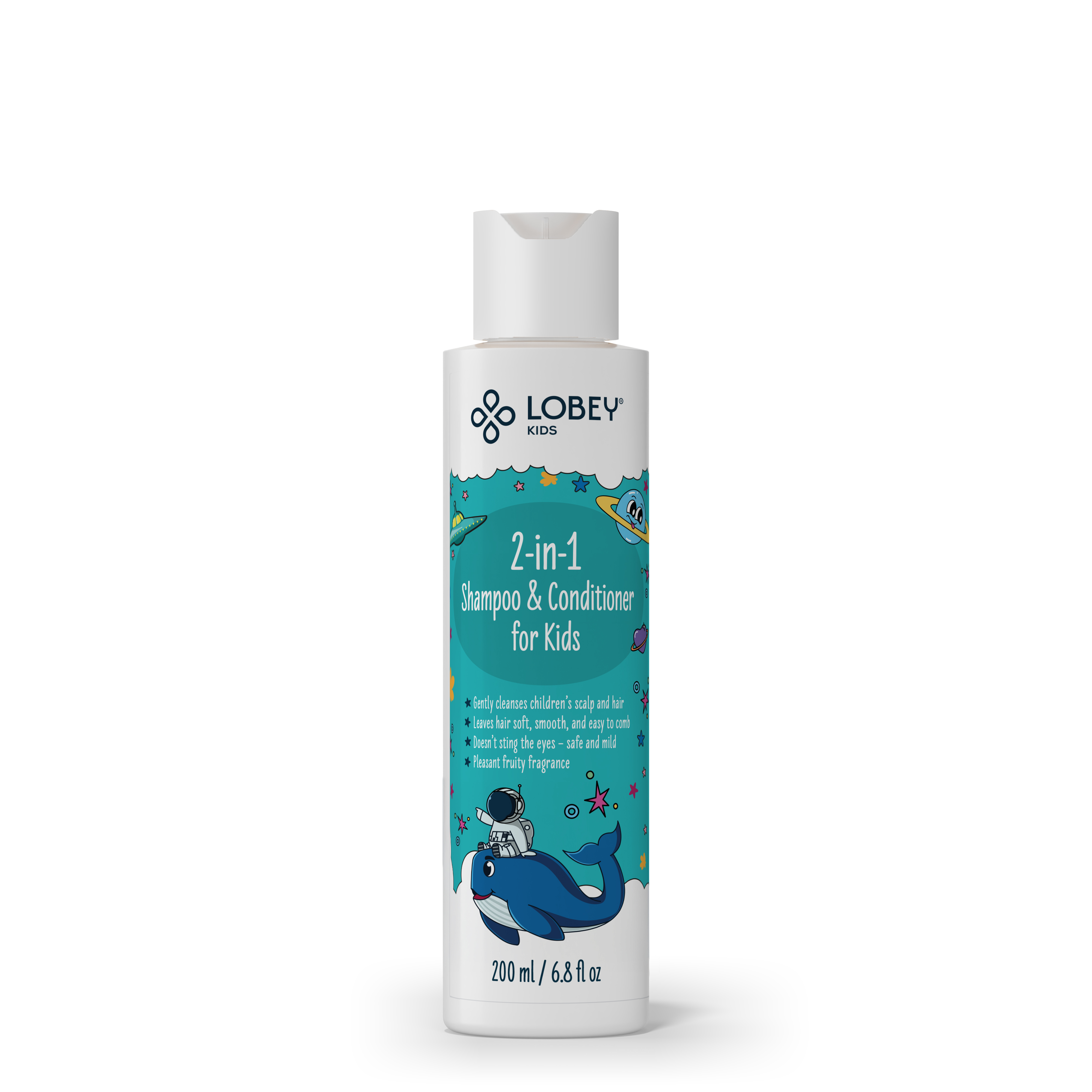 LOBEY® Kids Dětský šampon s kondicionérem | 200 ml
