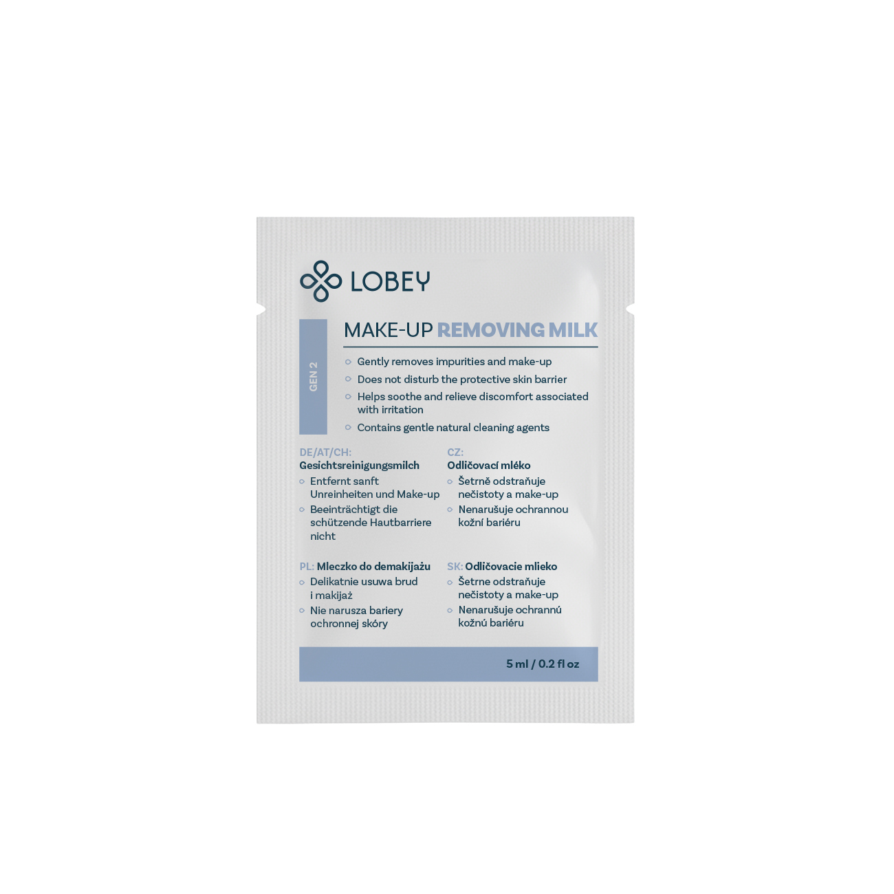 LOBEY® Classic Tester Odličovací mléko