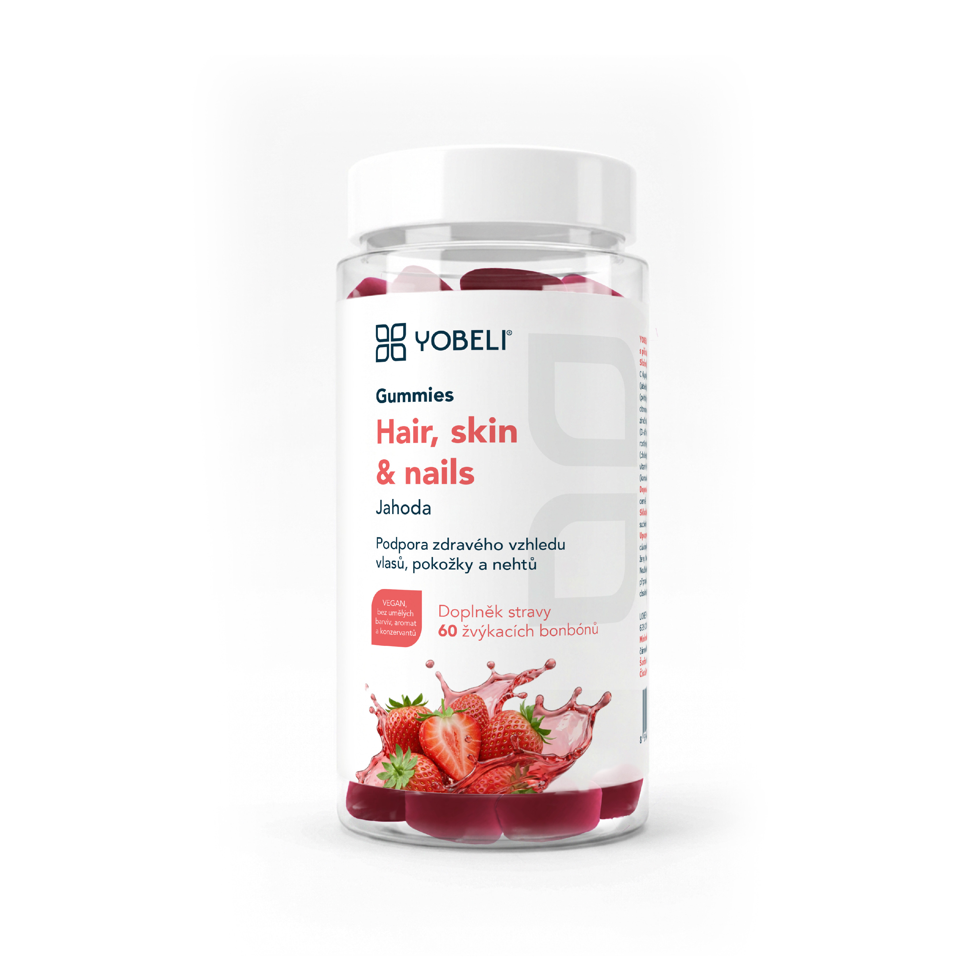 YOBELI® Hair, skin & nails Gummies YOBELI | 60 bonbónů