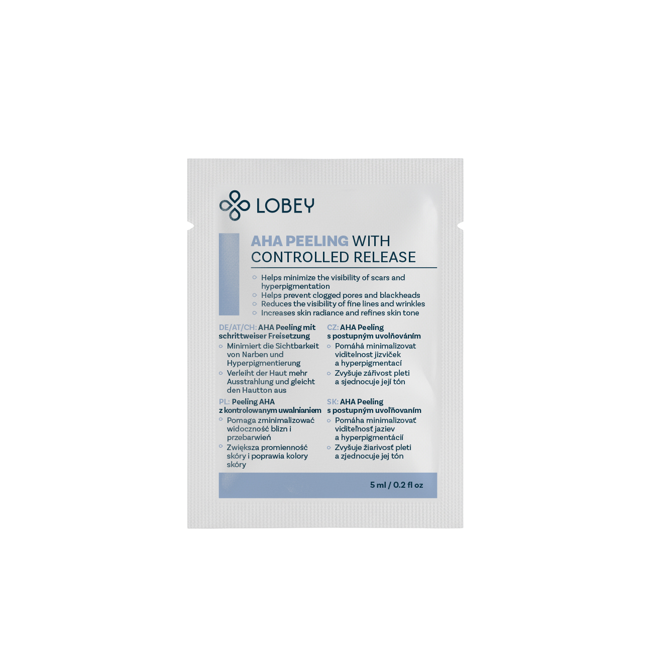 LOBEY® Classic Tester AHA Peeling s postupným uvolňováním