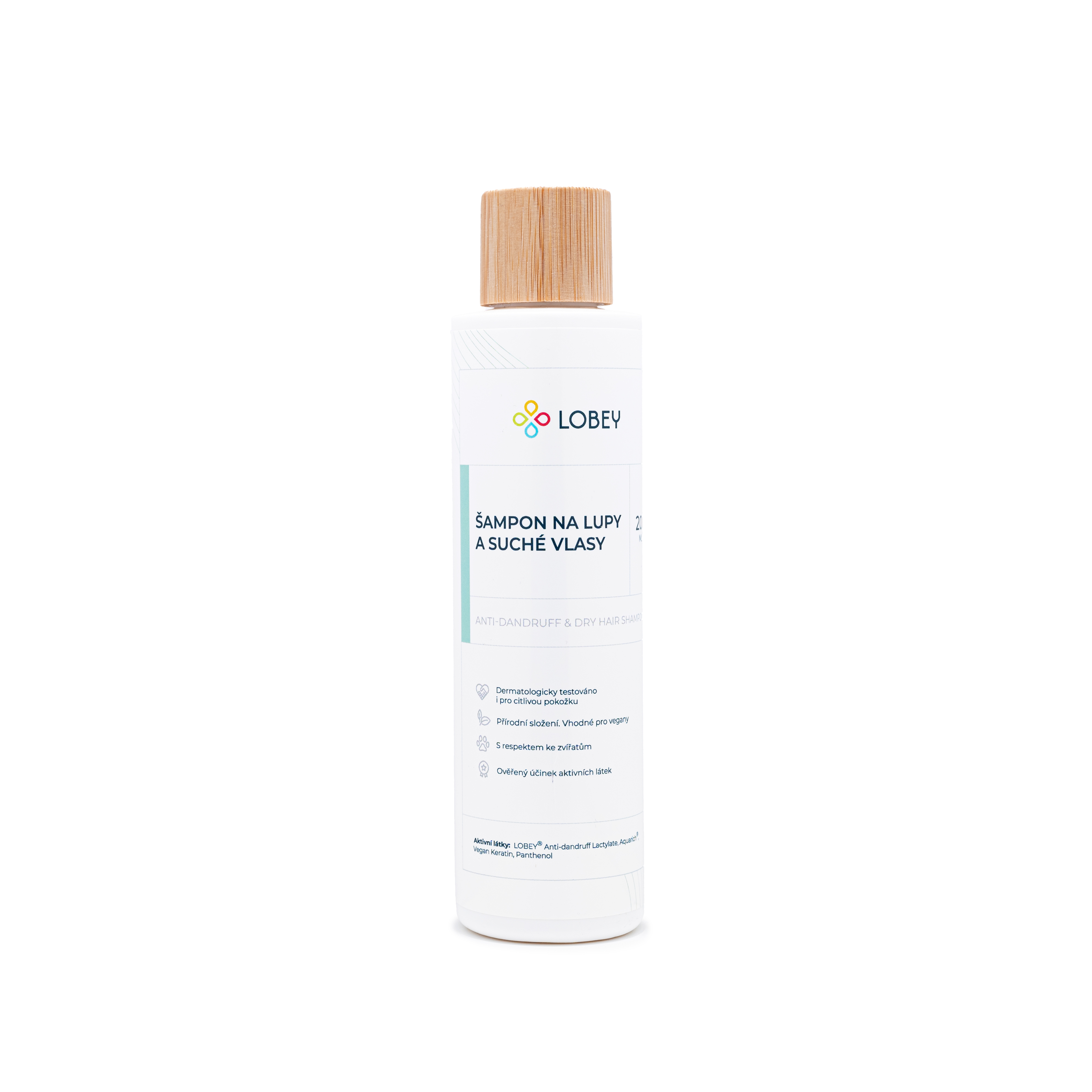LOBEY® Classic Šampon na lupy a suché vlasy 200 ml