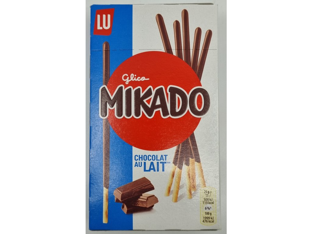 Mikado v mléčné čokoládě 75g