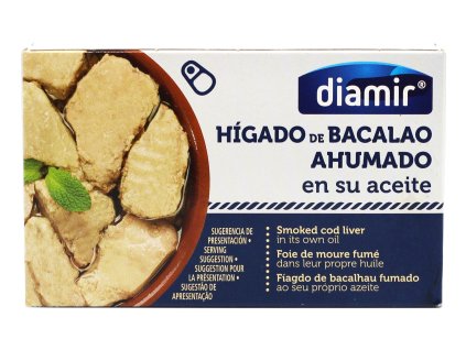 Tresčí játra uzená-Diamir 100g