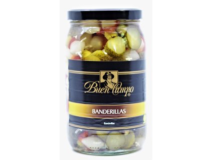 Banderillas s krájenou okurkou-Buen Campo 1850g