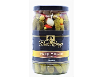 Banderillas s celou okurkou pikant-Buen Campo 1850g