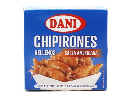 Kalamáry celé plněné v americké omáčce-Dani 148g