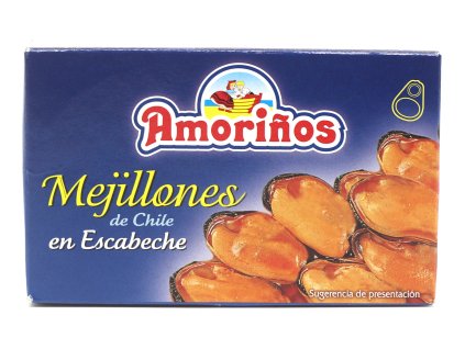 Mušle v escabeche-Amoriños 111g