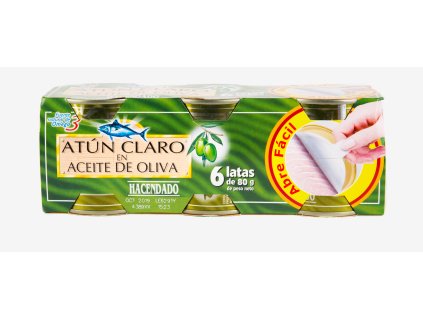 Tuňák v olivovém oleji 6 x 80 g