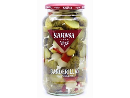 Banderillas s krájenou okurkou - Sarasa 900g