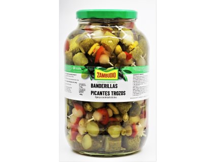 Banderillas s krájenou okurkou pikant- Zambudio 3970g