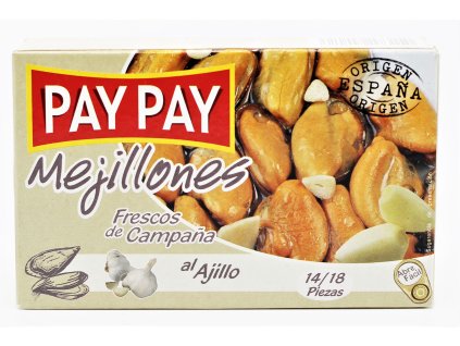 Mušle s česnekem - Pay Pay 115g