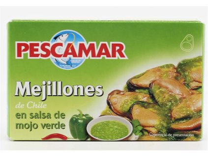 Mušle v salsa mojo verde- Pescamar 111g