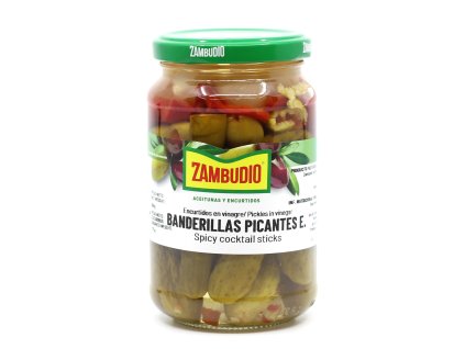 Banderillas s celou okurkou pikant-Zambudio 380g