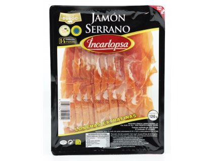 Jamón serrano Incarlopsa 120g