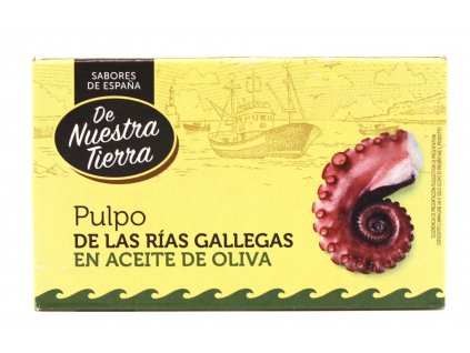 Chobotnice v olivovém oleji-Nuestra Tierra 111g