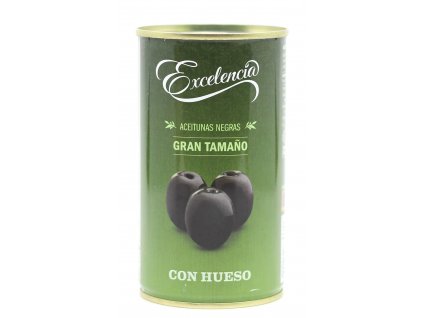 Olivy černé s peckou 350g