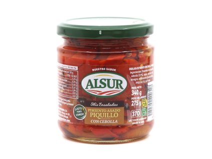 Salát z pečených paprik a cibule 340g Alsur