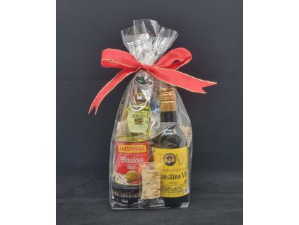 Dárkový mini balíček s červeným vínem Faustino VII