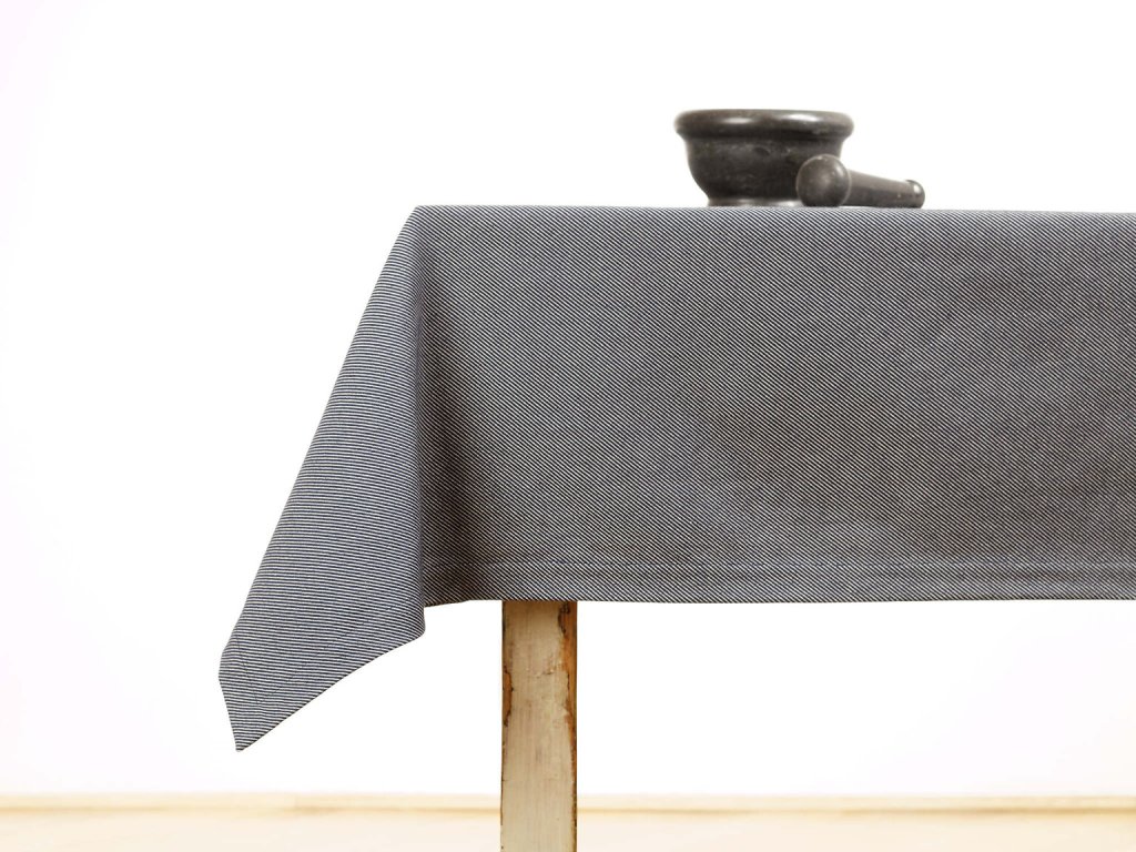 Bavlnený obrus - Dobby Blue