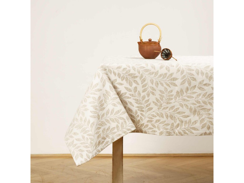 Žakárový bavlněný ubrus  - Amboise