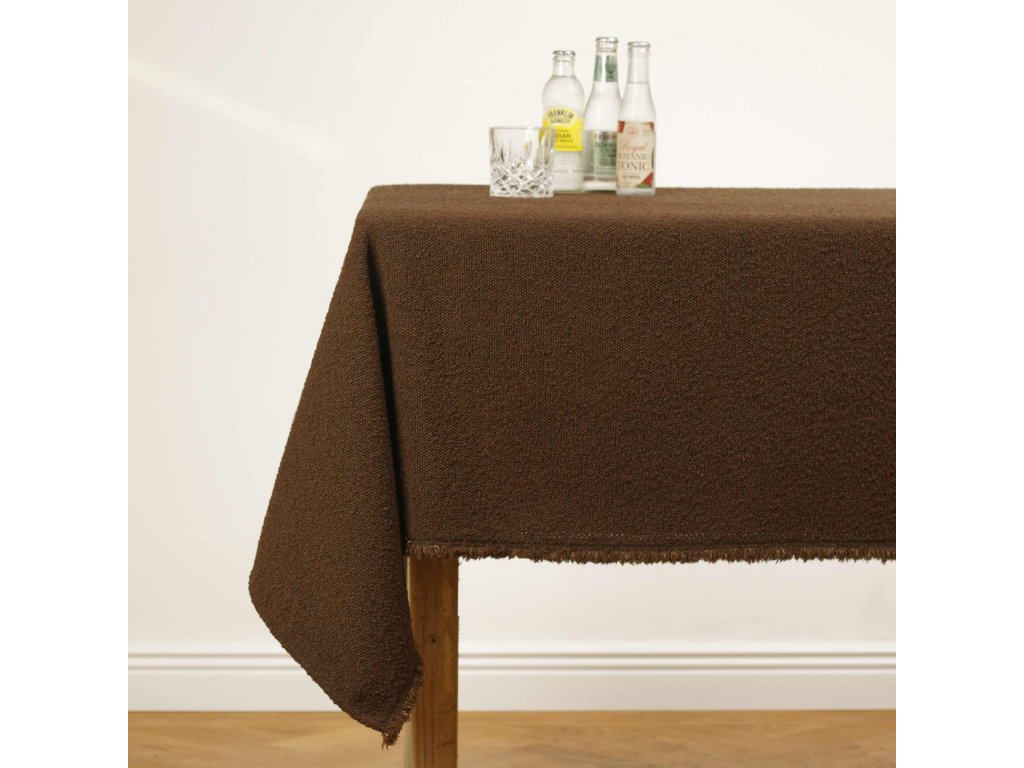Tablecloth - Boucle brown