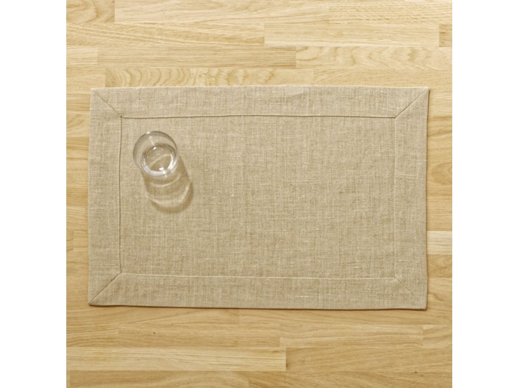 Placemats 2pcs - Washed unbleached linen