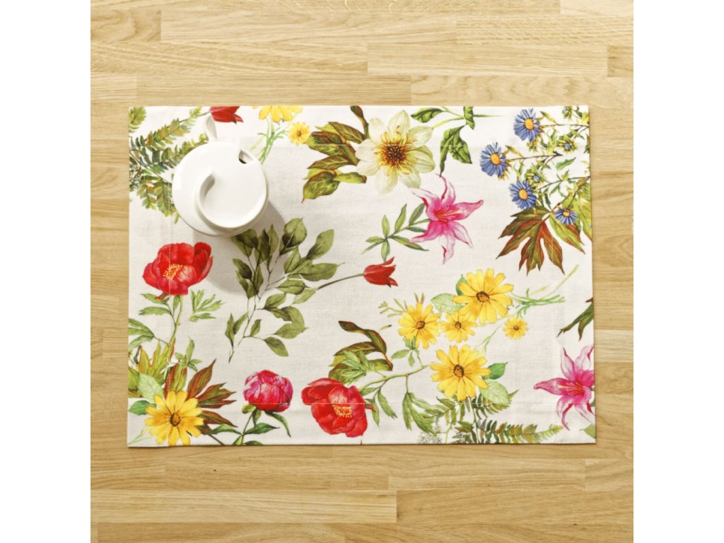 Tischsets 2er Set  - Wiesenblumen