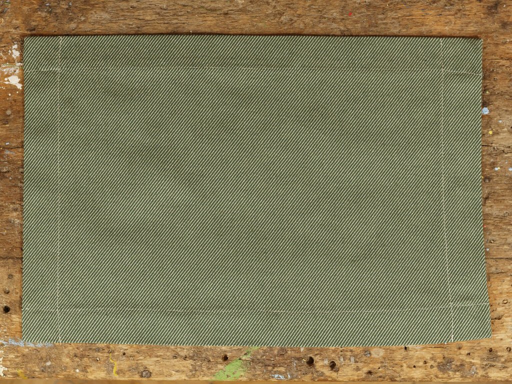 Tischsets 2er Set - Jacquard twill green