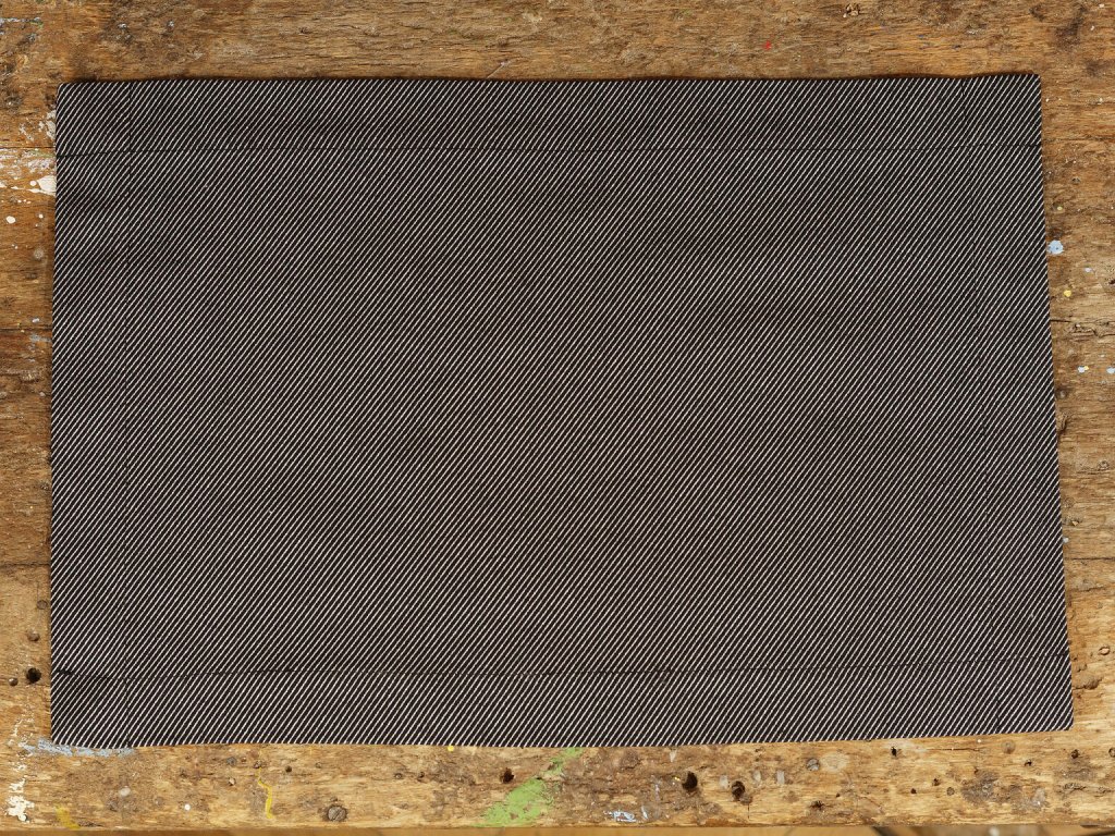 Placemats 2pcs - jacquard twill black