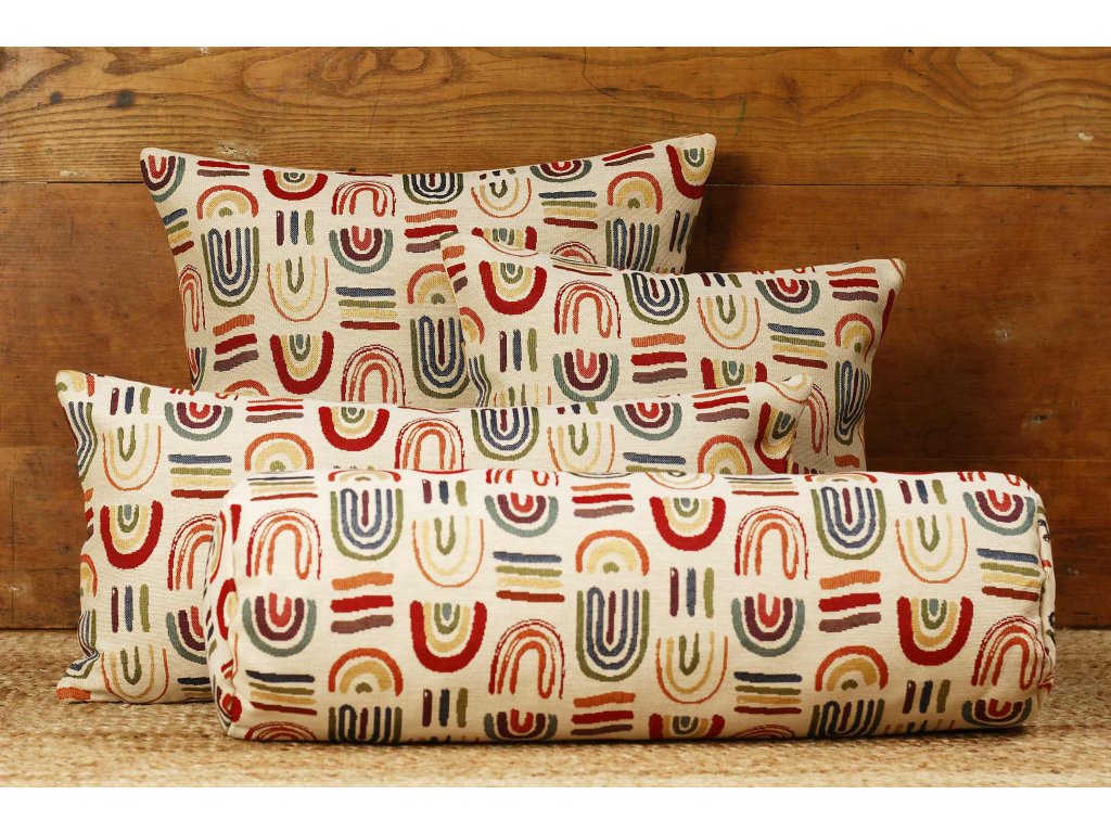 Tapestry Pillow - Rainbow